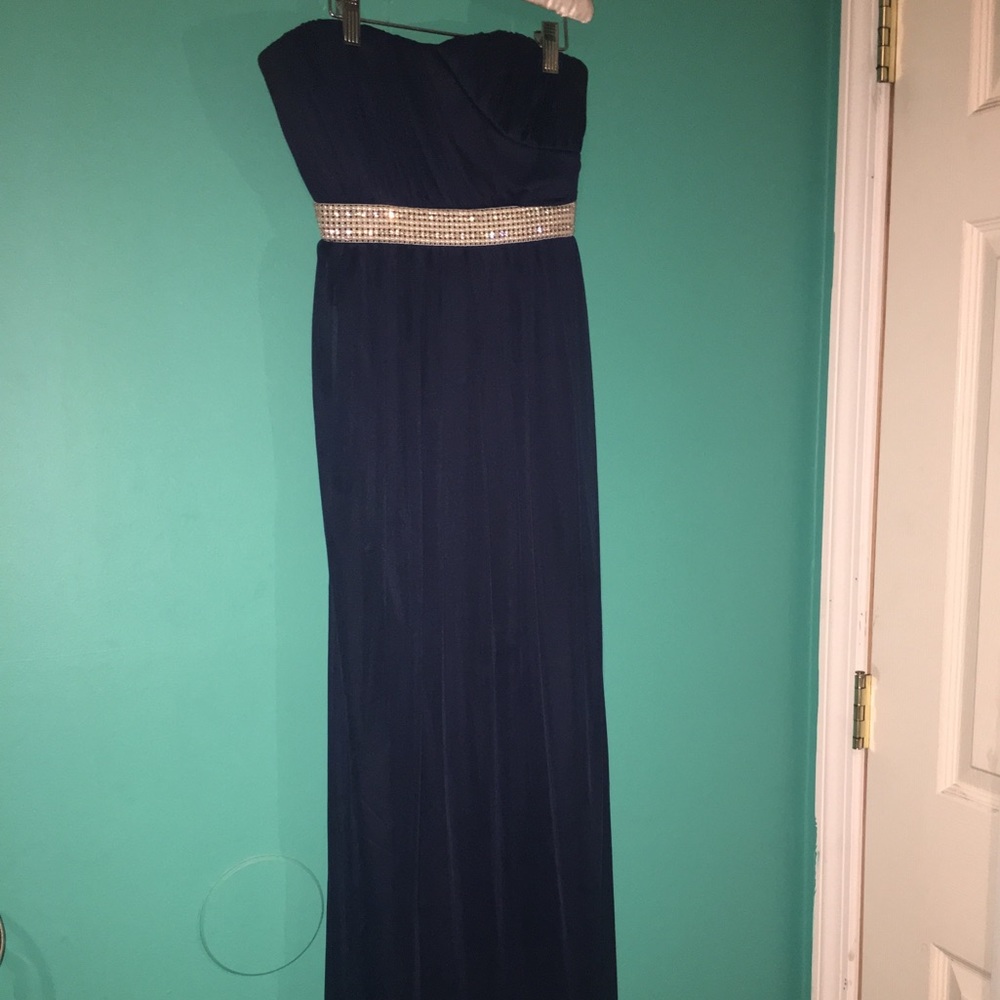 Navy Blue Prom Dress